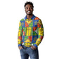 Ethiopia Christmas Long Sleeve Polo Shirt Patchwork Style