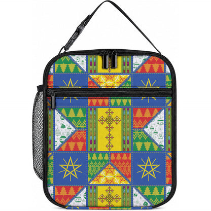 Ethiopia Christmas Lunch Bag Patchwork Style