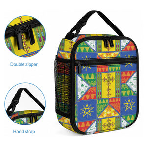 Ethiopia Christmas Lunch Bag Patchwork Style
