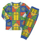 Ethiopia Christmas Pajama Set Patchwork Style