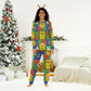 Ethiopia Christmas Pajama Set Patchwork Style