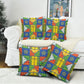 Ethiopia Christmas Pillow Cover Patchwork Style