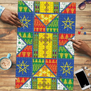 Ethiopia Christmas Puzzle Patchwork Style