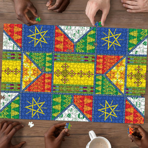 Ethiopia Christmas Puzzle Patchwork Style