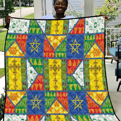 Ethiopia Christmas Quilt Patchwork Style