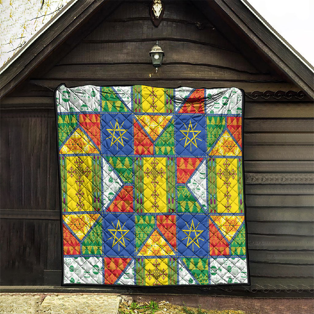 Ethiopia Christmas Quilt Patchwork Style