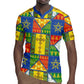 Ethiopia Christmas Rugby Jersey Patchwork Style