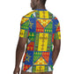 Ethiopia Christmas Rugby Jersey Patchwork Style