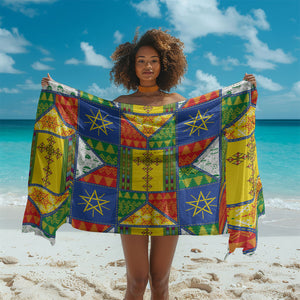 Ethiopia Christmas Sarong Patchwork Style