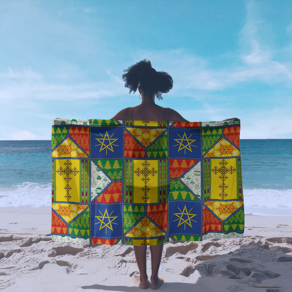 Ethiopia Christmas Sarong Patchwork Style