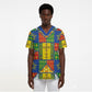 Ethiopia Christmas Scrub Top Patchwork Style