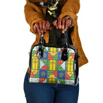 Ethiopia Christmas Shoulder Handbag Patchwork Style