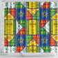 Ethiopia Christmas Shower Curtain Patchwork Style