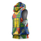 Ethiopia Christmas Sleeveless Hoodie Patchwork Style