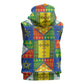 Ethiopia Christmas Sleeveless Zip Hoodie Patchwork Style