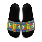 Ethiopia Christmas Slide Sandals Patchwork Style