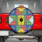 Ethiopia Christmas Spare Tire Cover Patchwork Style