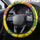 Ethiopia Christmas Steering Wheel Cover Patchwork Style