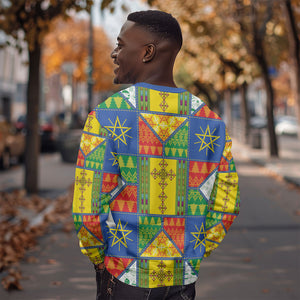 Ethiopia Christmas Sweatshirt Patchwork Style