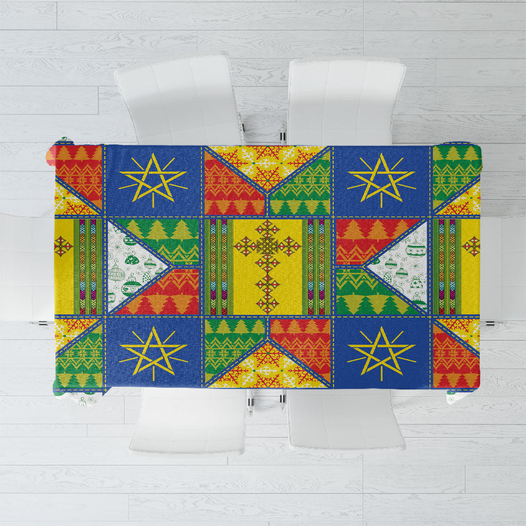 Ethiopia Christmas Tablecloth Patchwork Style
