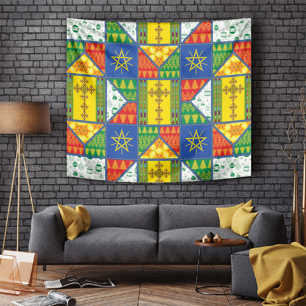 Ethiopia Christmas Tapestry Patchwork Style