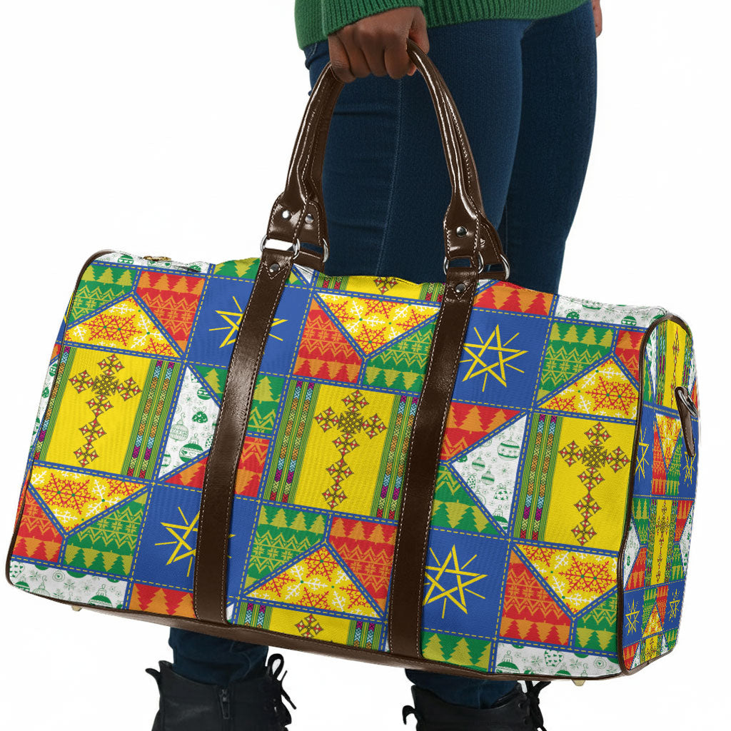 Ethiopia Christmas Travel Bag Patchwork Style