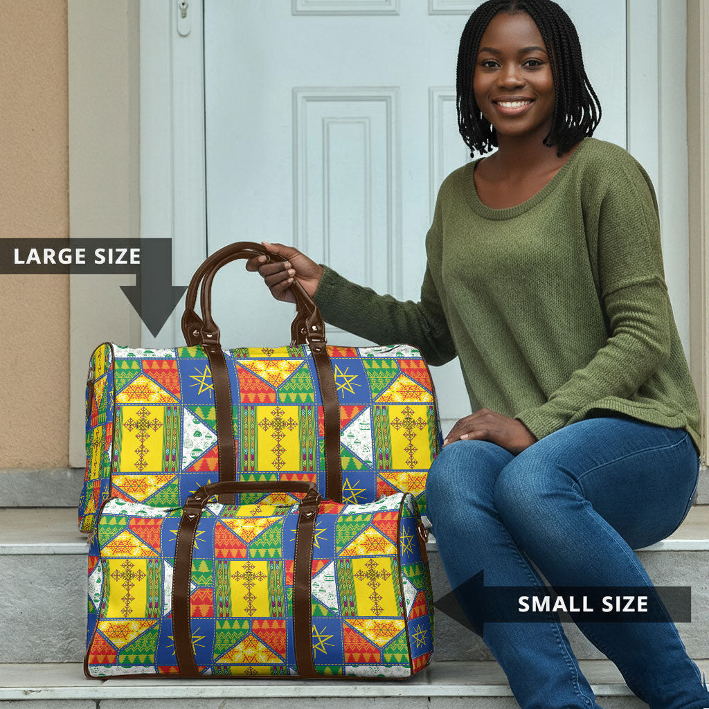 Ethiopia Christmas Travel Bag Patchwork Style