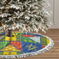 Ethiopia Christmas Tree Skirt Patchwork Style