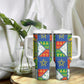 Ethiopia Christmas Tumbler With Handle Patchwork Style