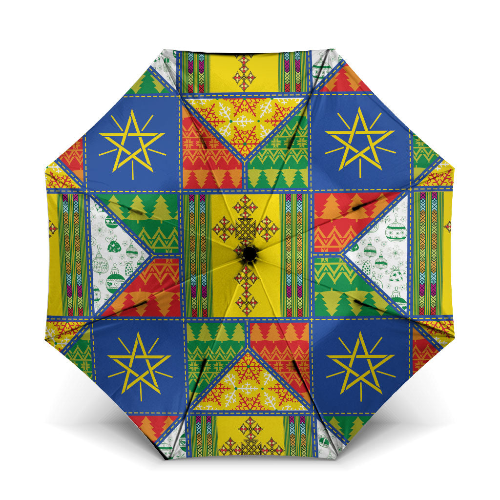 Ethiopia Christmas Umbrella Patchwork Style