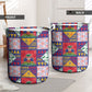 Haiti Christmas Laundry Basket Patchwork Style