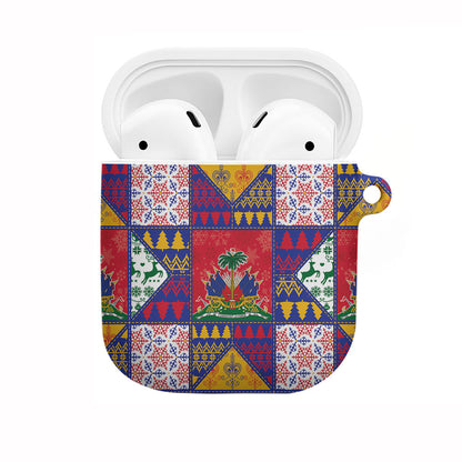 Haiti Christmas AirPods Case Patchwork Style