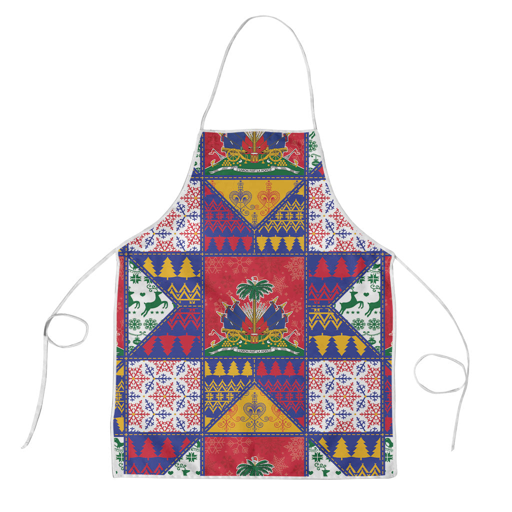 Haiti Christmas Apron Patchwork Style