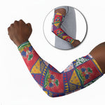 Haiti Christmas Arm Sleeves Patchwork Style