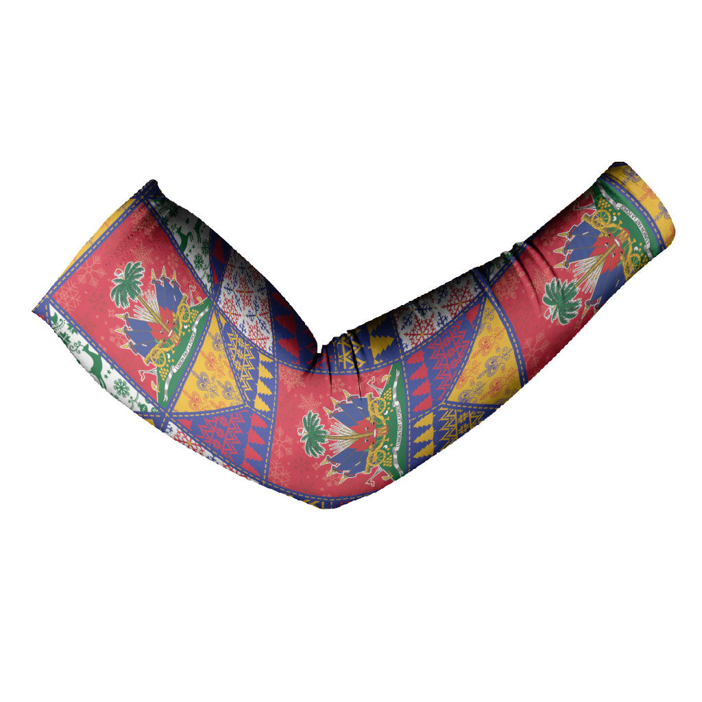 Haiti Christmas Arm Sleeves Patchwork Style