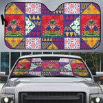 Haiti Christmas Auto Sun Shade Patchwork Style
