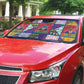 Haiti Christmas Auto Sun Shade Patchwork Style