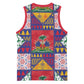 Haiti Christmas Basketball Jersey Patchwork Style