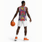 Haiti Christmas Basketball Jersey Patchwork Style