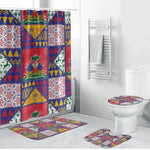 Haiti Christmas Bathroom Set Patchwork Style