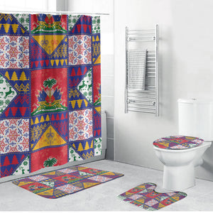 Haiti Christmas Bathroom Set Patchwork Style