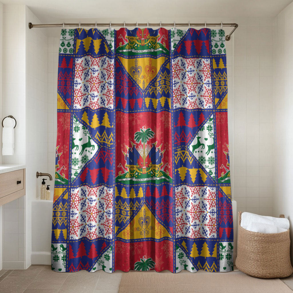 Haiti Christmas Bathroom Set Patchwork Style