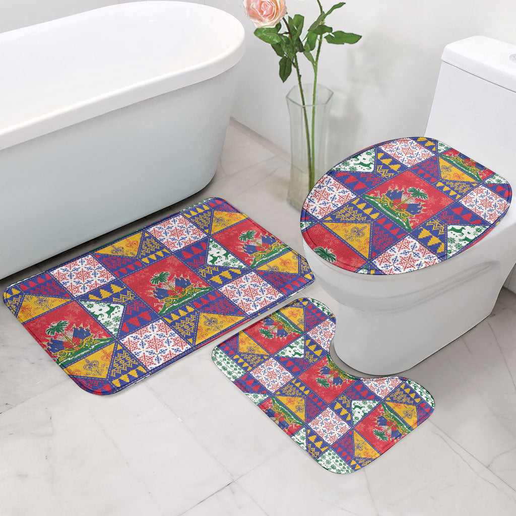 Haiti Christmas Bathroom Set Patchwork Style