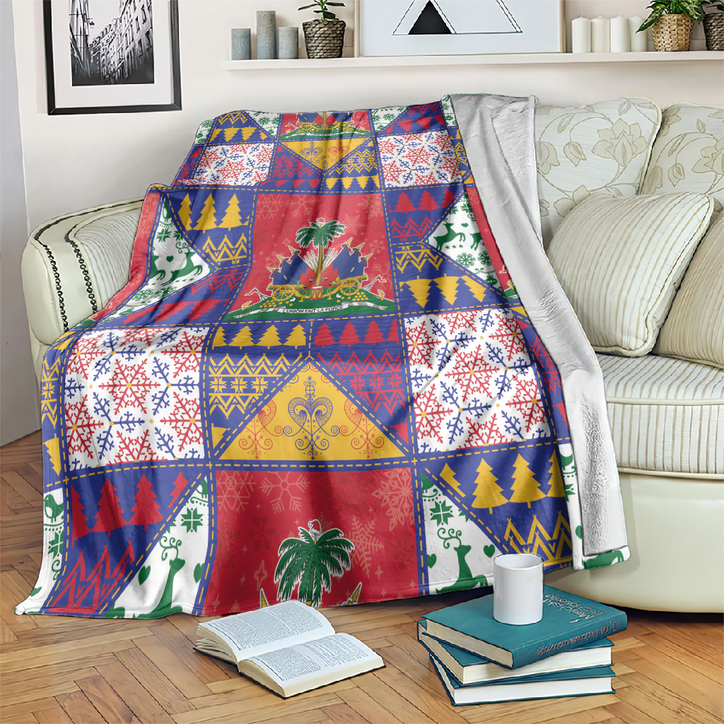 Haiti Christmas Blanket Patchwork Style