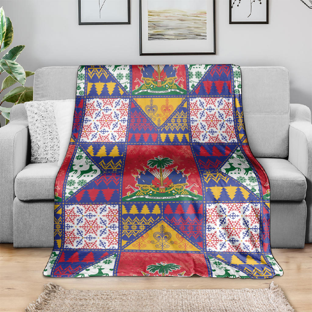 Haiti Christmas Blanket Patchwork Style
