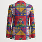 Haiti Christmas Blazer Patchwork Style