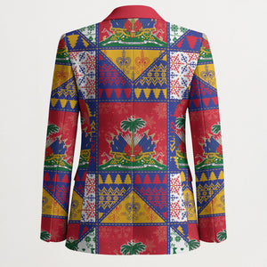Haiti Christmas Blazer Patchwork Style