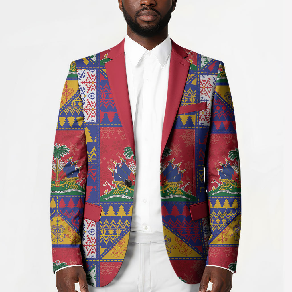 Haiti Christmas Blazer Patchwork Style