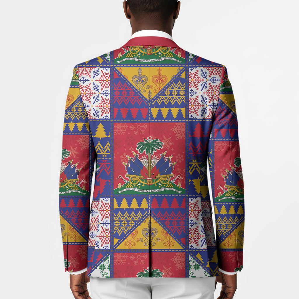 Haiti Christmas Blazer Patchwork Style