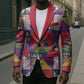 Haiti Christmas Blazer Patchwork Style